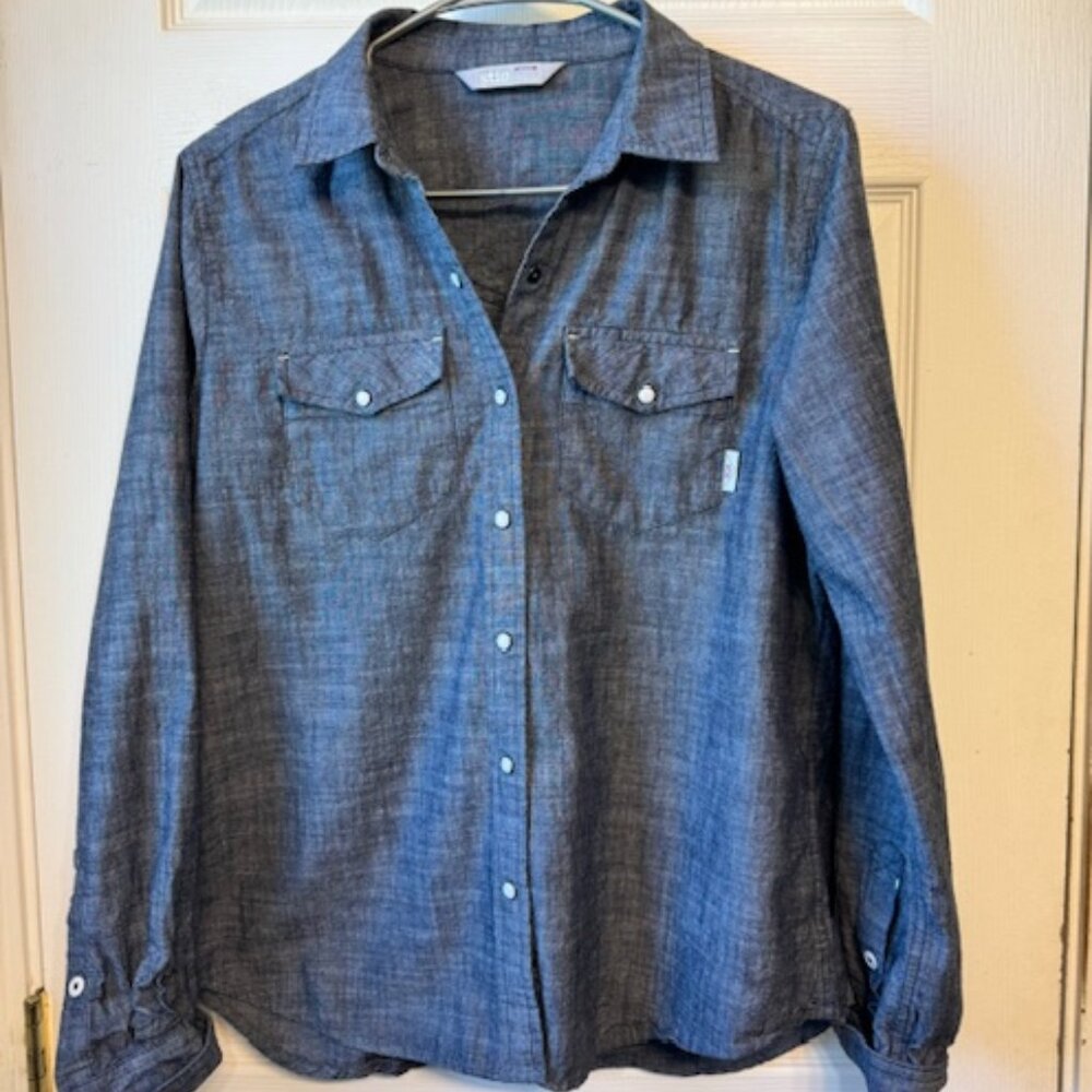 Stio Eddy Women's Shirt/Blue/Sz L